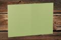 [16407252] Klappkarten 120/240x169 mm (B6) hochdoppelt Pistache gerippt 220 g/qm